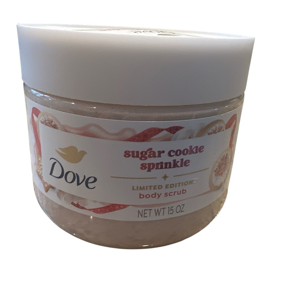 NEW Dove Limited Edition Holiday Treats Body Scrub Sugar Cookie Sprinkle, 15 oz